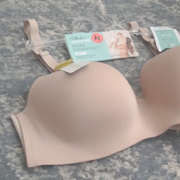 Playtex Pure Comfort Nursing Bra - Cream - Picture 8 of 9